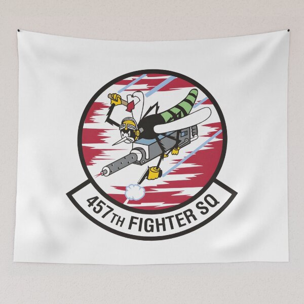 Item preview, 457th Fighter Squadron Mosquito with Machine Gun Emblem designed and sold by CharlieDesings.