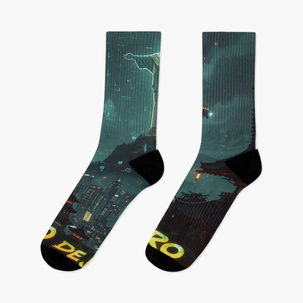 Item preview, Cyberpunk Rio de Janeiro designed and sold by DreamistStore.