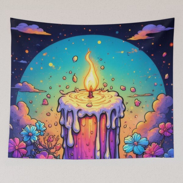 Item preview, Magic candle and mystical spheres scene designed and sold by Mianku | Für das Leben.
