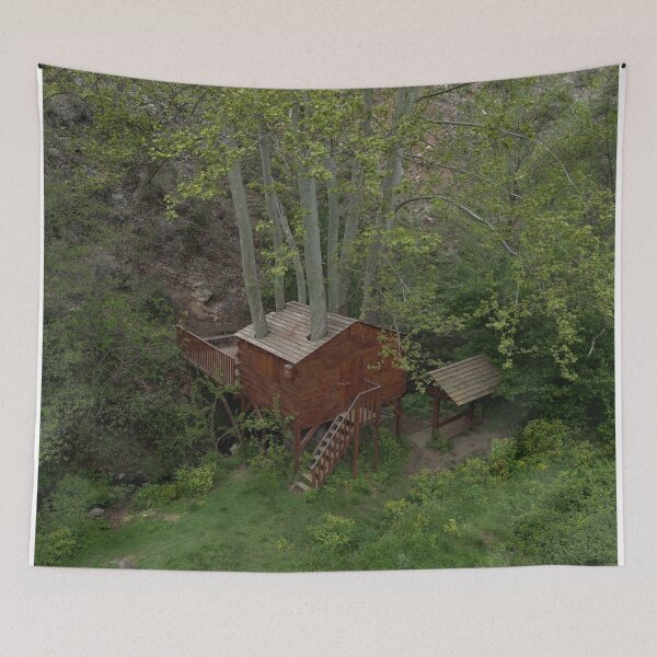 Item preview, A Beautiful Treehouse in Nature - Kampi Farmakas Cyprus designed and sold by DRONY.