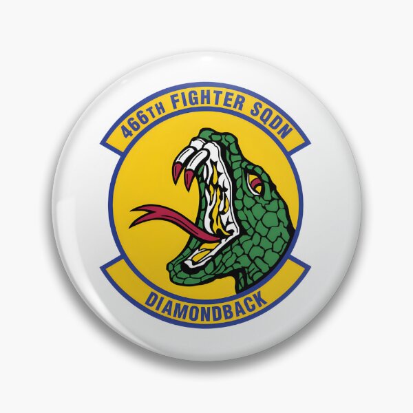 Item preview, 466th Fighter Squadron "Diamondback" Striking Snake Emblem designed and sold by CharlieDesings.