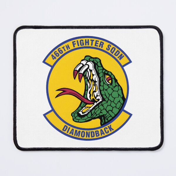 Item preview, 466th Fighter Squadron "Diamondback" Striking Snake Emblem designed and sold by CharlieDesings.