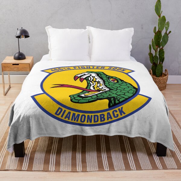 Item preview, 466th Fighter Squadron "Diamondback" Striking Snake Emblem designed and sold by CharlieDesings.