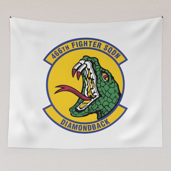 Item preview, 466th Fighter Squadron "Diamondback" Striking Snake Emblem designed and sold by CharlieDesings.