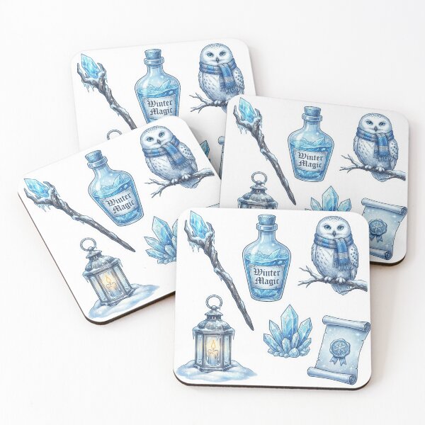 Item preview, Winter Fantasy Magic Sticker Pack - RPG & Wizardry designed and sold by BKPrintDesing.