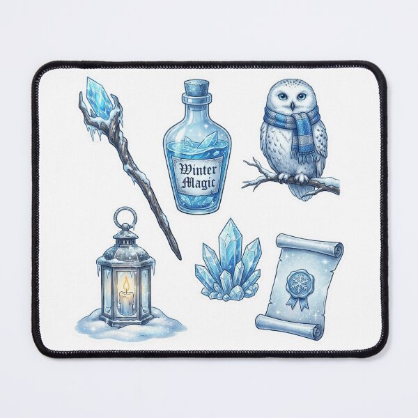 Item preview, Winter Fantasy Magic Sticker Pack - RPG & Wizardry designed and sold by BKPrintDesing.