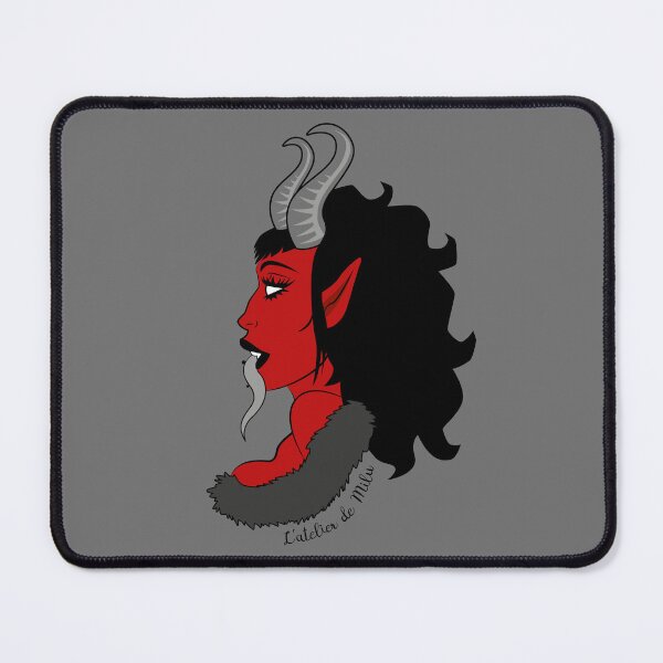 Item preview, She Krampus - V2 - Grey background designed and sold by L'Atelier de Milu.