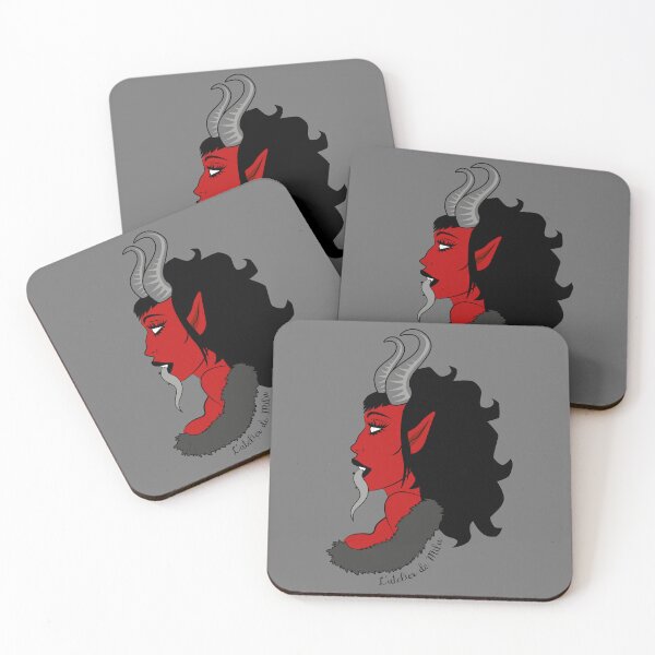 Item preview, She Krampus - V2 - Grey background designed and sold by L'Atelier de Milu.
