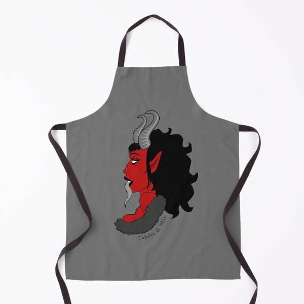 Item preview, She Krampus - V2 - Grey background designed and sold by L'Atelier de Milu.