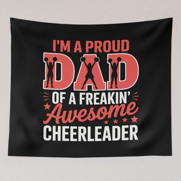 Item preview, Cheer Cheerleading Dad Father Joke designed and sold by cosmicncozyS.