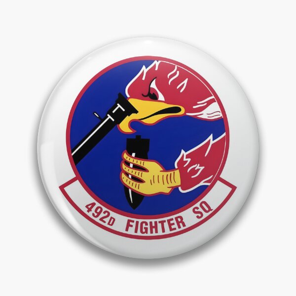Item preview, 492d Fighter Squadron Bird Holding Bomb Emblem designed and sold by CharlieDesings.