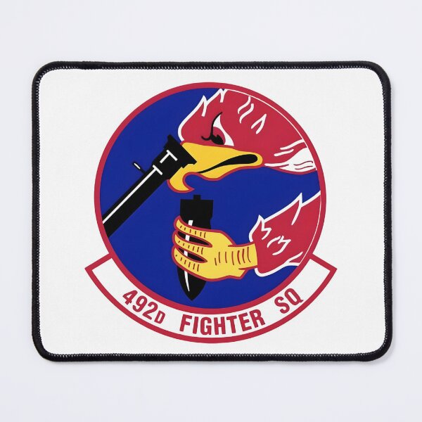 Item preview, 492d Fighter Squadron Bird Holding Bomb Emblem designed and sold by CharlieDesings.