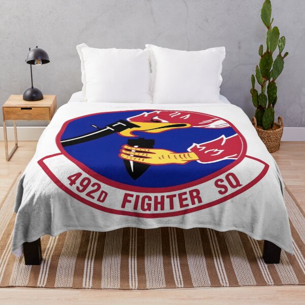 Item preview, 492d Fighter Squadron Bird Holding Bomb Emblem designed and sold by CharlieDesings.