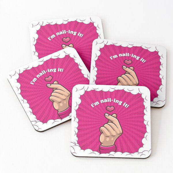 Item preview, Comic Style Manicure Hand “I’m Nail-ing It” designed and sold by RitaStudio.