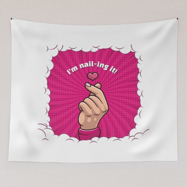 Item preview, Comic Style Manicure Hand “I’m Nail-ing It” designed and sold by RitaStudio.