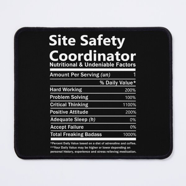 Item preview, Site Safety Coordinator designed and sold by aqnkkalw83.