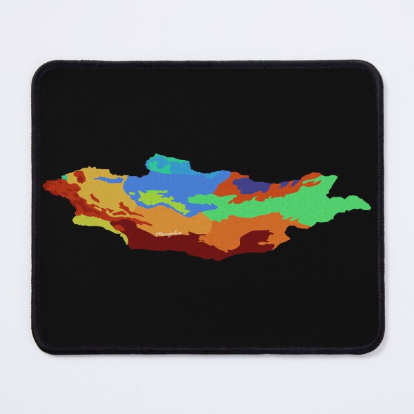 Item preview, Sketching Color Into the Earth - Mongolia designed and sold by AceMaps7.