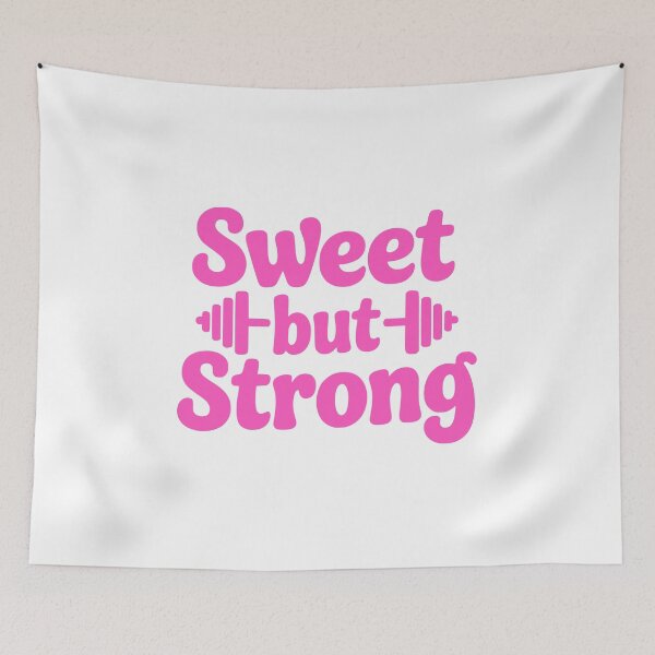 Item preview, Sweet But Strong! Pink Gym Girl designed and sold by PMCreative.