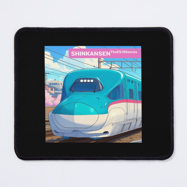 Item preview, Anime Style Shinkansen E5/H5 Series – Japanese Bullet Train Art designed and sold by JapanPopArt.