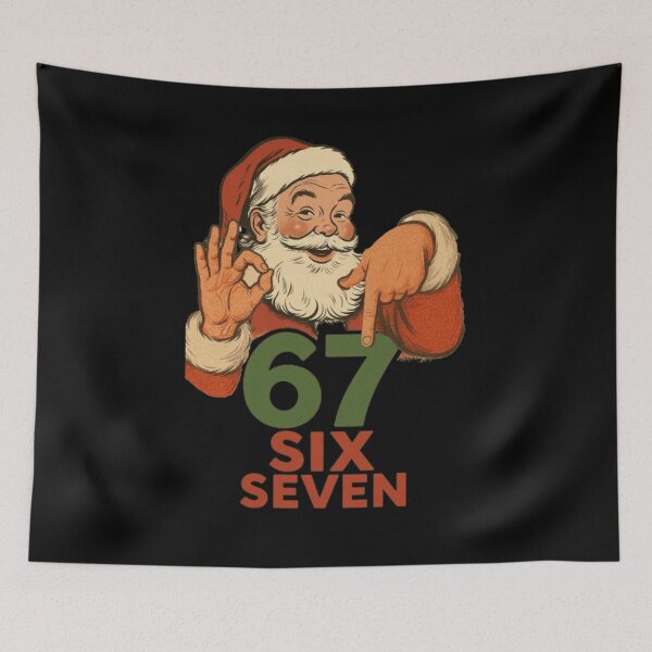 Item preview, Santa 67 Six Seven | Christmas designed and sold by ThisTee.