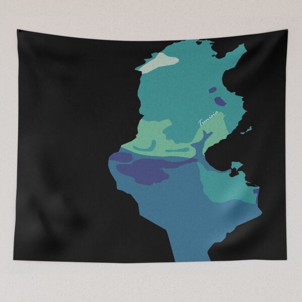 Item preview, Sketching Color Into the Earth - Tunisia designed and sold by AceMaps7.