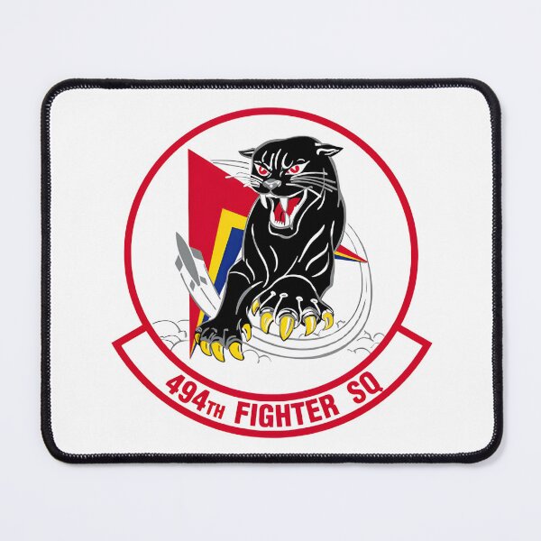 Item preview, 494th Fighter Squadron - Mighty Black Panthers Patch designed and sold by CharlieDesings.