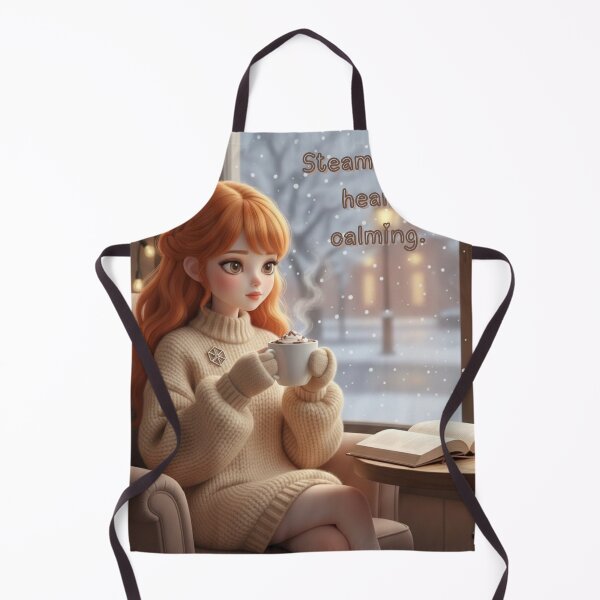 Item preview, Cozy Winter Tea Moment – Soft Aesthetic Illustration designed and sold by UmbraLace.