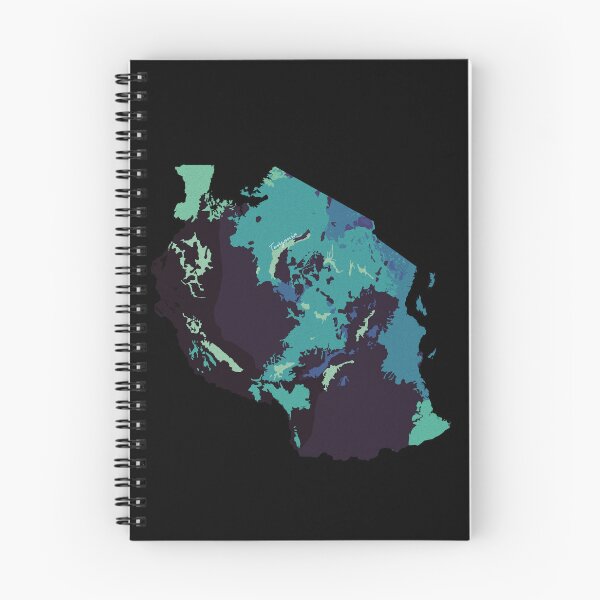 Item preview, Sketching Color Into the Earth - Tanzania designed and sold by AceMaps7.