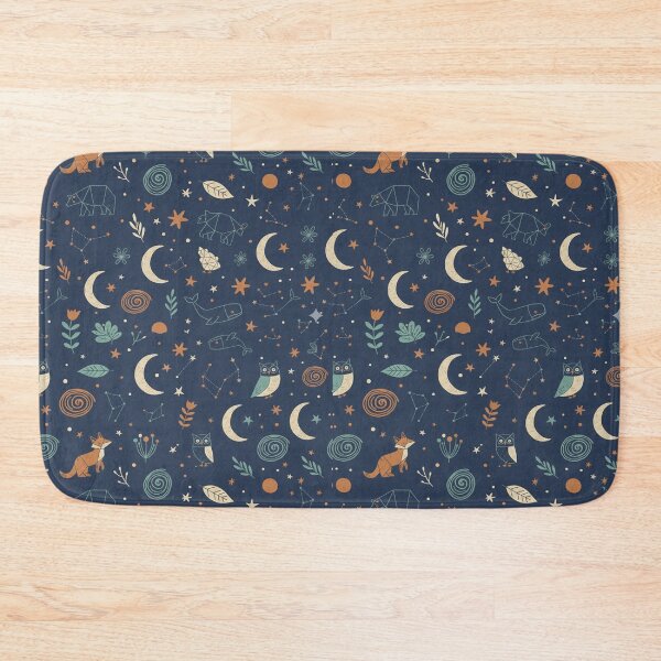 Item preview, Celestial Woodland Dream: Cozy Night Sky Pattern designed and sold by MT-Hub | Art for Every Soul.