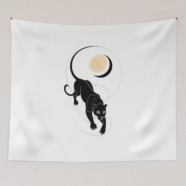Item preview, Moonlit Black Panther Art designed and sold by SHALOXX.