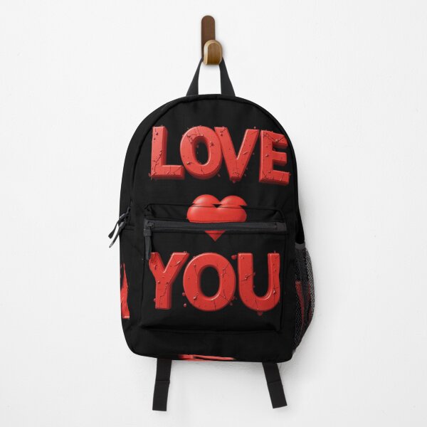 Item preview, Bold “LOVE YOU” Graphic with Heart Detail – Vibrant 3D Text Design designed and sold by PixelVibe782.