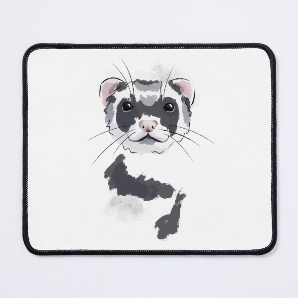 Item preview, Ferret portrait designed and sold by Katie Batchelor.