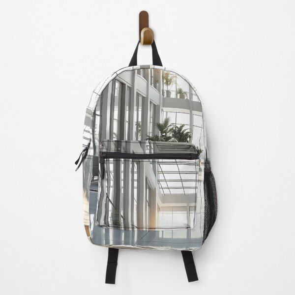 Item preview, Modern Glass Atrium Office – Premium 3D HD designed and sold by DreamyWallVibes.