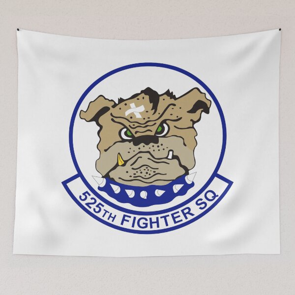 Item preview, 525th Fighter Squadron - Bulldogs Patch designed and sold by CharlieDesings.