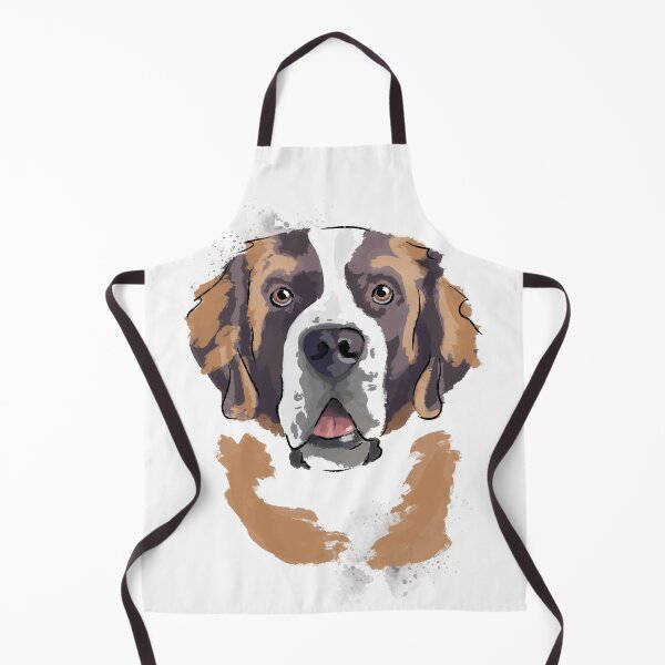 Item preview, Saint Bernard portrait designed and sold by Katie Batchelor.