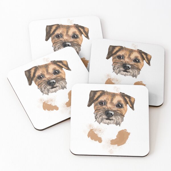 Item preview, Border Terrier portrait designed and sold by Katie Batchelor.