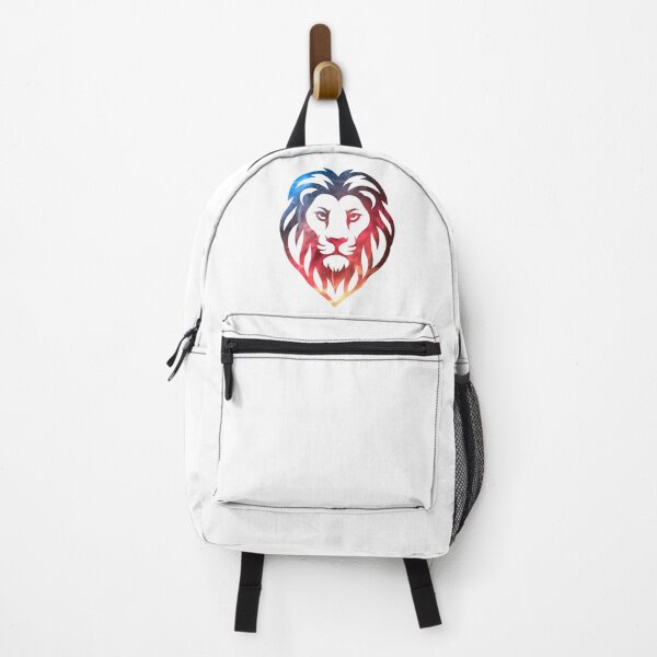 Item preview, Fire & Ice Lion Head – Vibrant Smoky Line Art Animal Design designed and sold by KarimFisal.