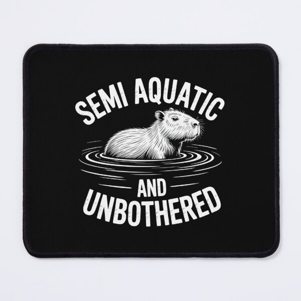 Item preview, Semi Aquatic and Unbothered designed and sold by theartfulaspie.