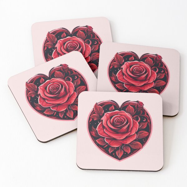 Aperçu de l'œuvre Des roses à l'intérieur du cœur créée et vendue par Planetporridge.