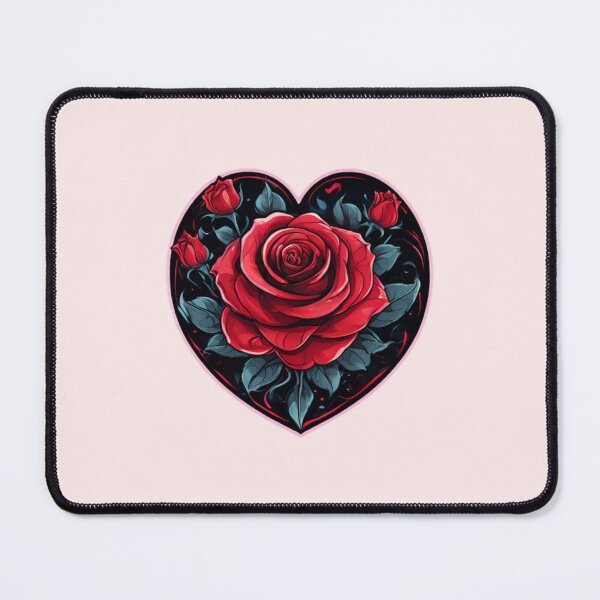 Item preview, Heart with Roses Art designed and sold by Planetporridge.