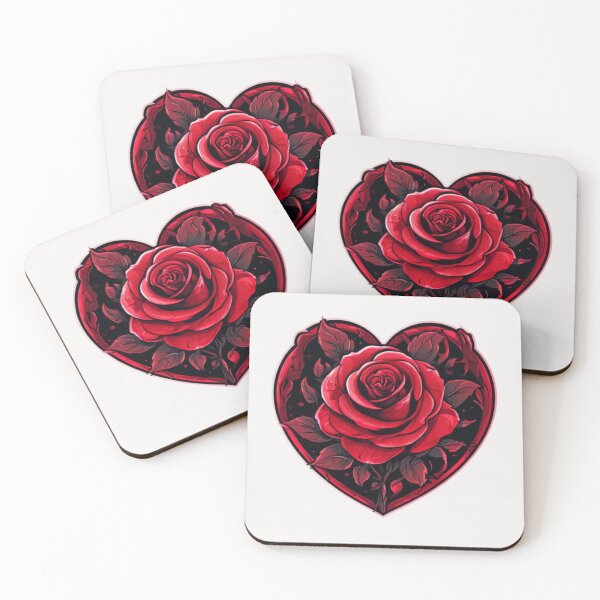 Item preview, Heart with Roses Artwork designed and sold by Planetporridge.
