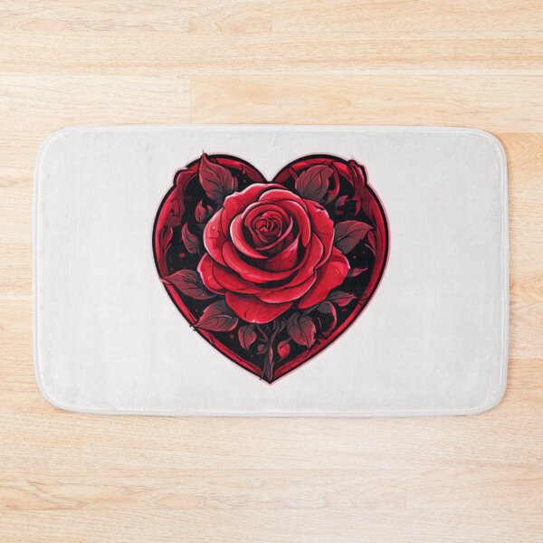 Item preview, Heart with Roses Artwork designed and sold by Planetporridge.