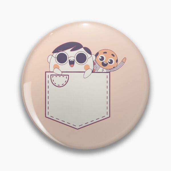 Item preview, Cute Kawaii Friends Peeking from Pocket - Cartoon Style designed and sold by Taanva.