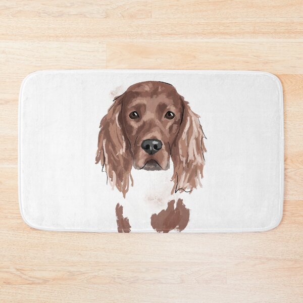Item preview, Irish Setter portrait designed and sold by Katie Batchelor.