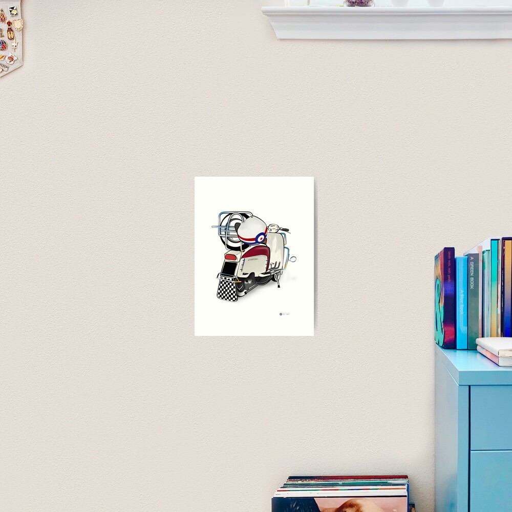 Lambretta Ready 2 go - By Collibosher Art Print