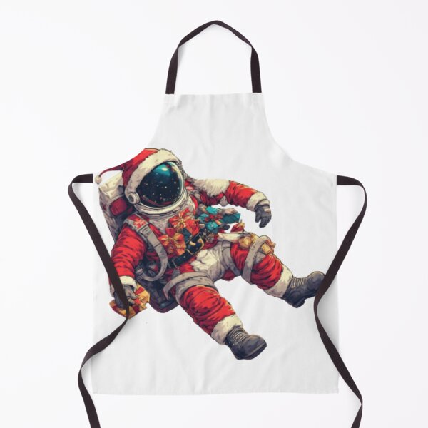 Item preview, Astronaut Santa Illustration – Space Christmas Art with Gifts and Holiday Suit designed and sold by infocart.