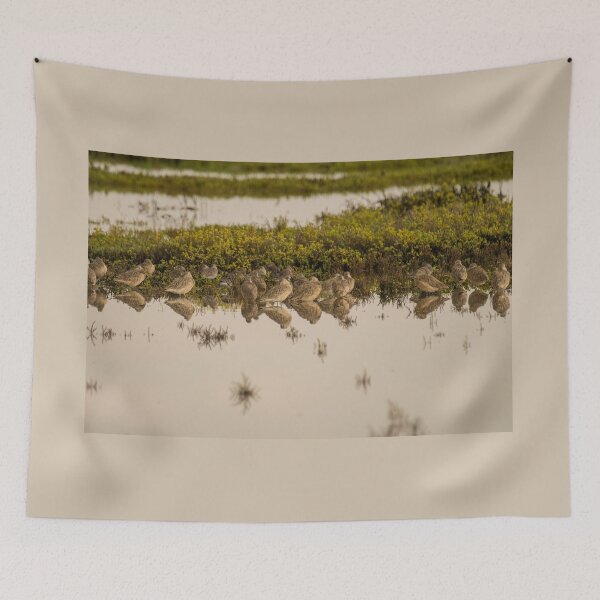 Item preview, Marbled Godwits Resting and Reflecting designed and sold by Debra Martz.