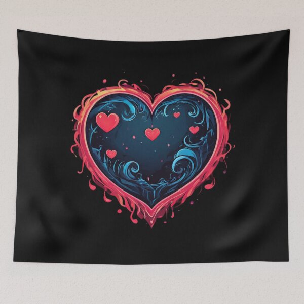 Item preview, Heart Artwork designed and sold by Planetporridge.