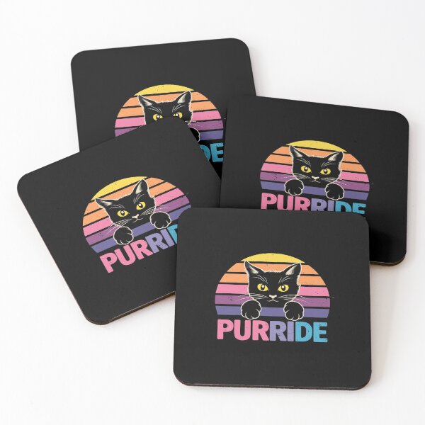 Item preview, Bisexual Cat Purride Bi Pride Flag LGBTQ Women Girls  designed and sold by lilLilaBatArt.