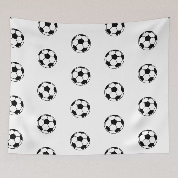 Item preview, Black and white soccer football ball designed and sold by designbybrisson.